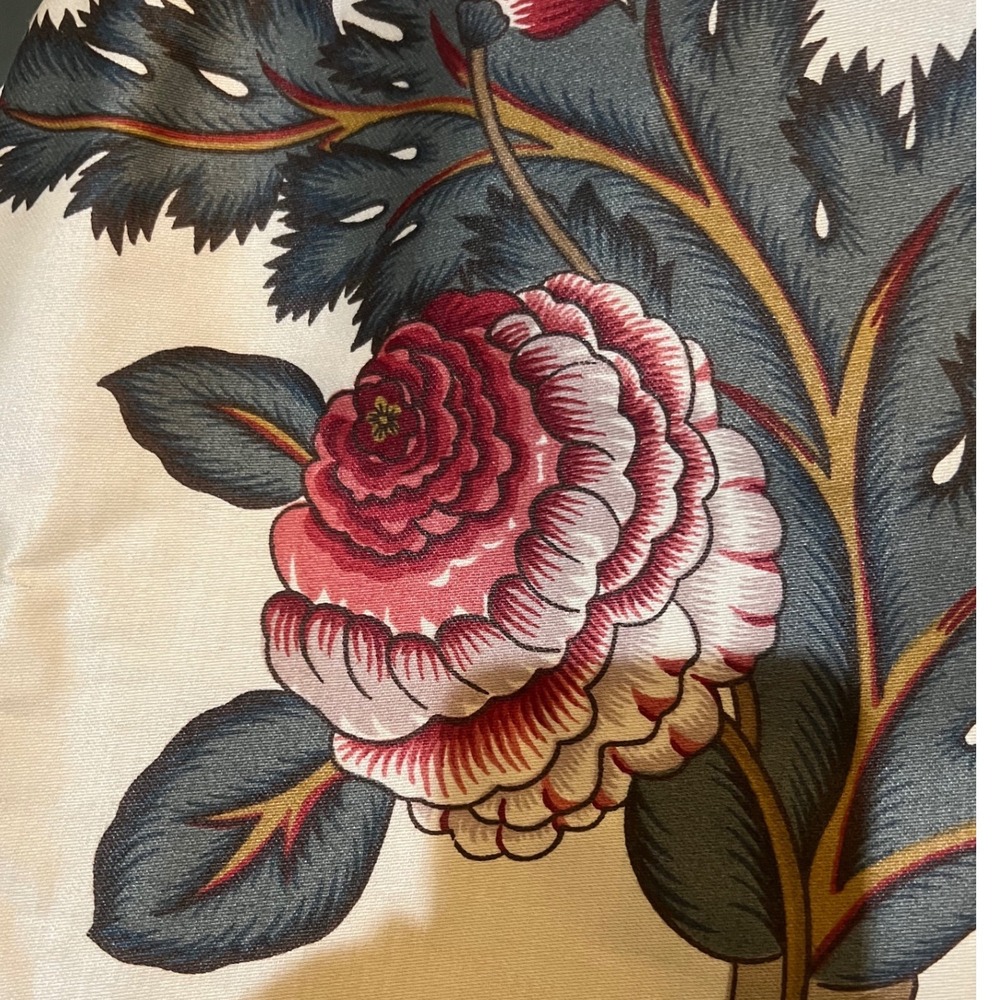 Waverly Abundance Centennial Collection Floral Cotton Fabric 55x74 Screen Print